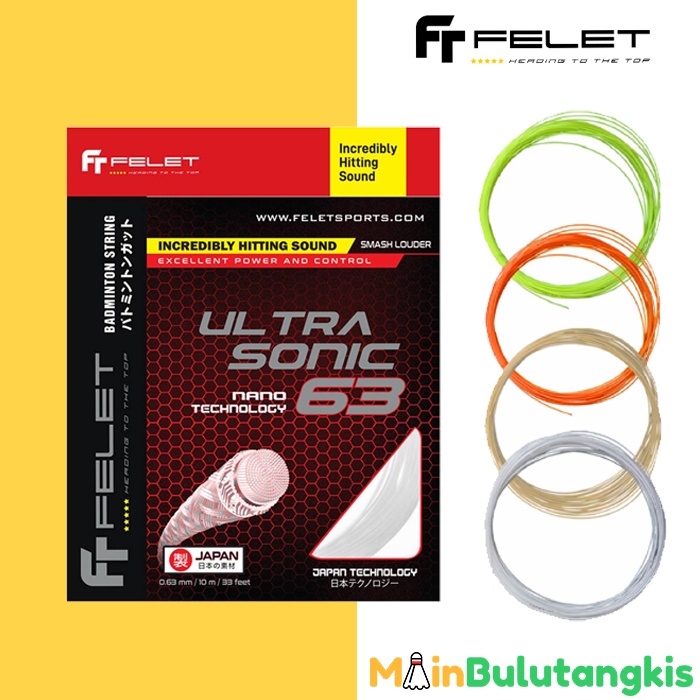Senar Raket Badminton Felet Ultrasonic 63 Original