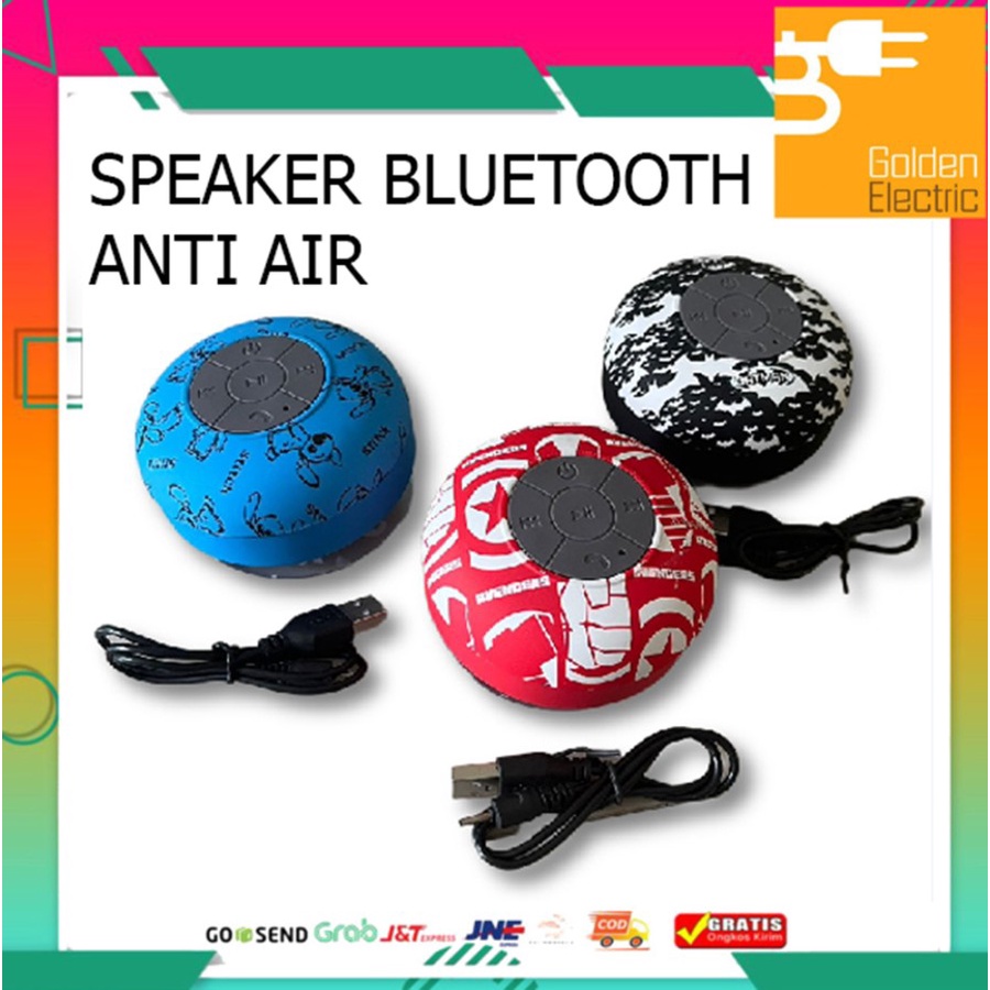 Speaker Bluetooth Mini Portable Waterproof Anti Tahan Air Wireless