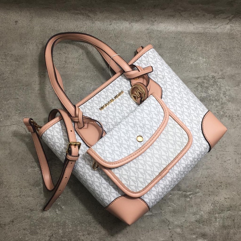 MK Eva Signature Logo Tote Bag