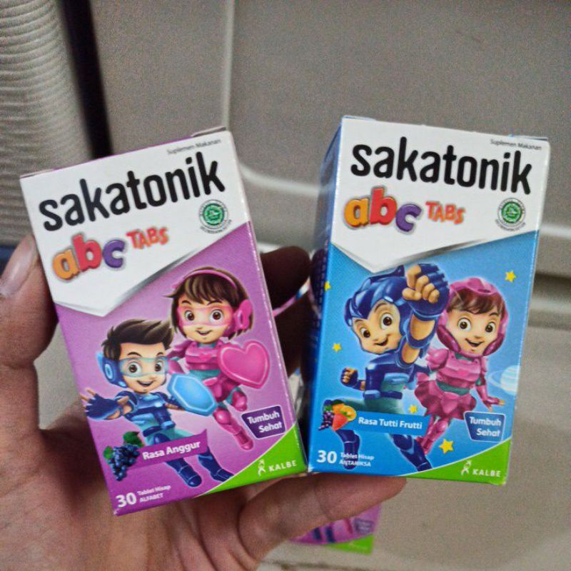 Sakatonik ABC 30 Tablet Hisap Vitamin Anak Strawberry Anggur Tutti Frutti