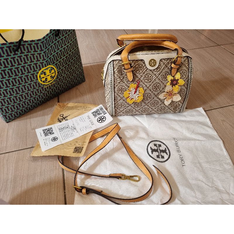 tas tory burch speedy bunga preloved