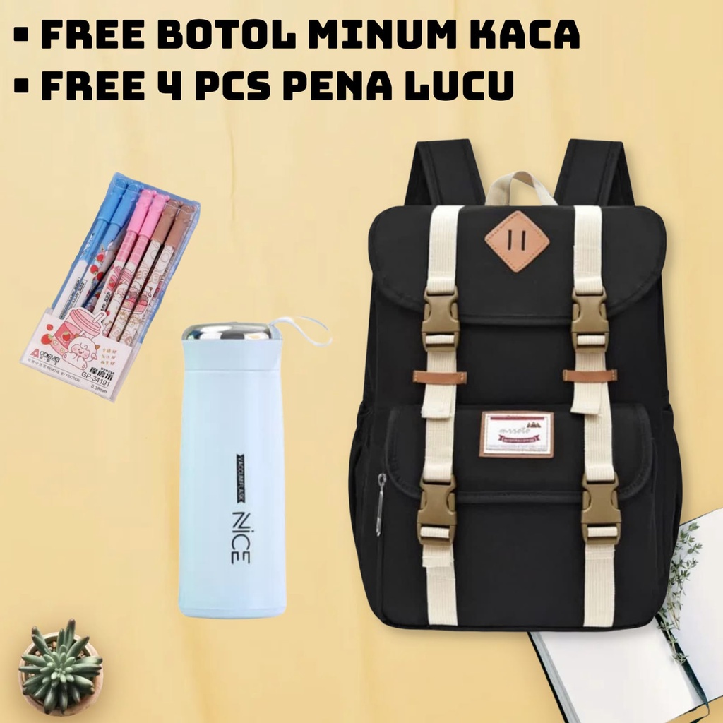 OGB TAS RANSEL CEWEK RAYA TAS SEKOLAH SD SMP SMA ALA KOREA