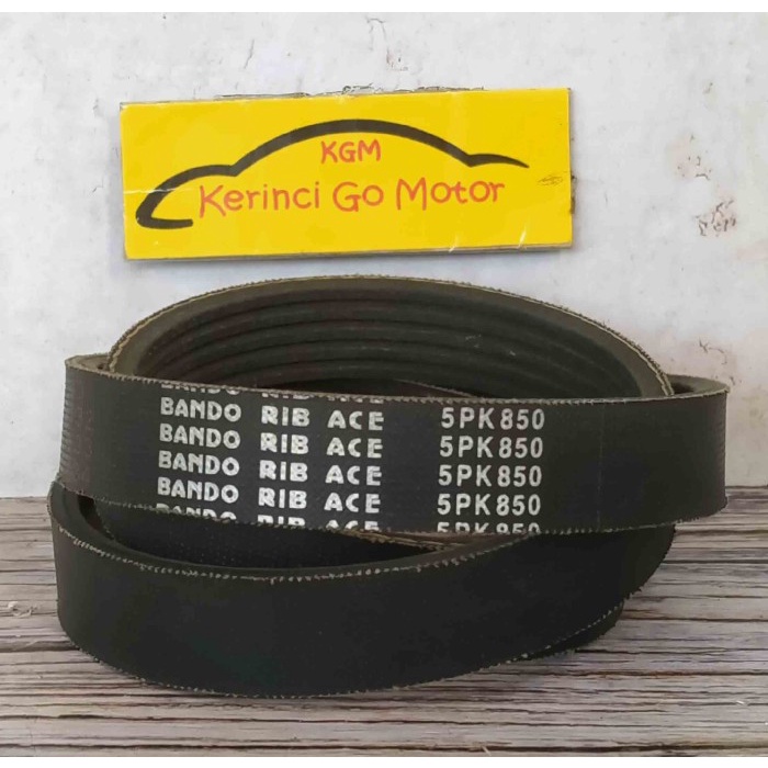 BANDO VAN BELT 5PK 850 RIB BELT TALI KIPAS 5PK-850 FAN BELT ALUR