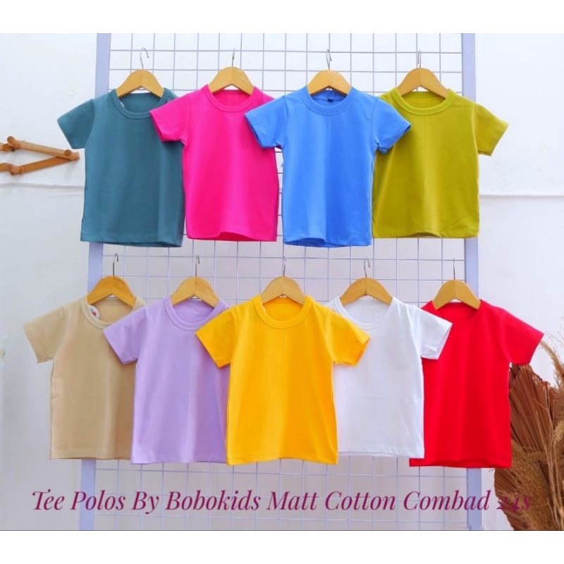 Kaos Polos Anak Laki-laki 0-6 bulan