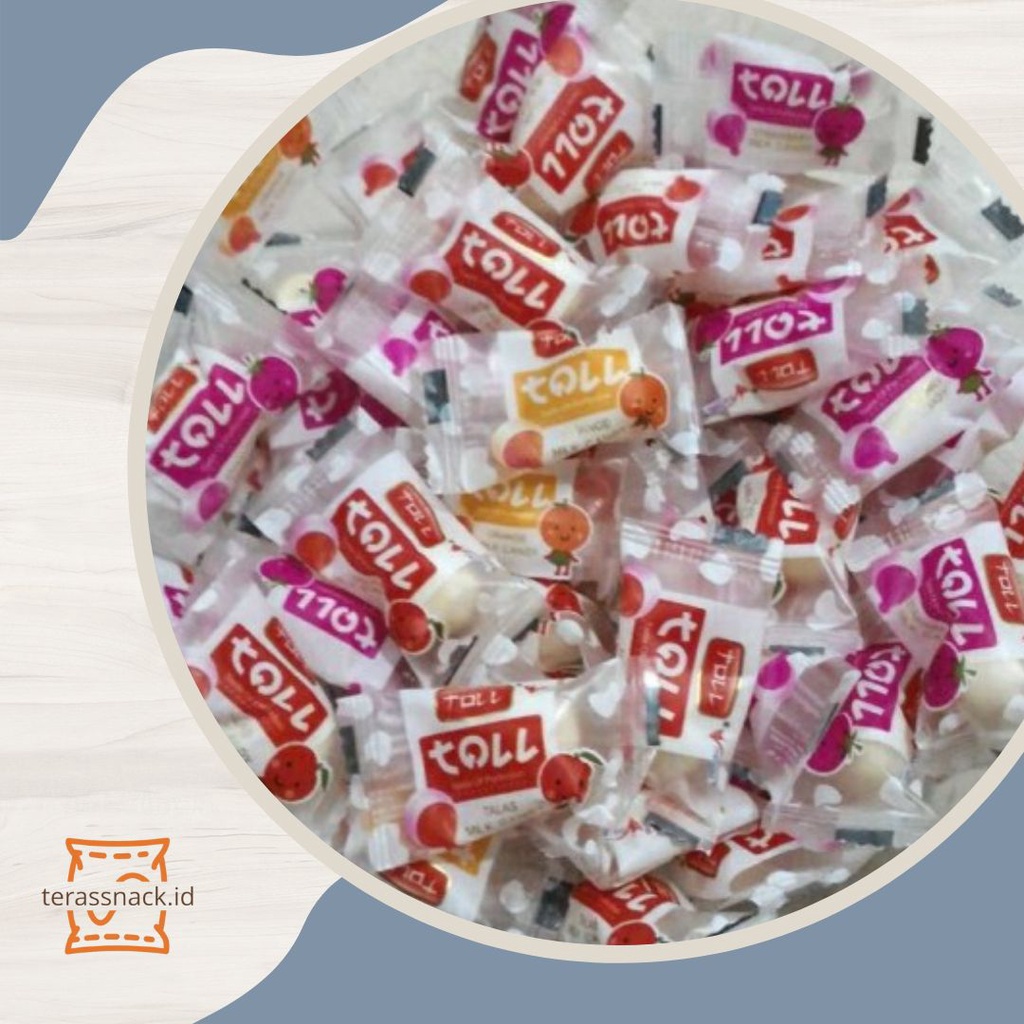 

Toll Candy Permen Susu Kemasan 120 Gram / Permen Murah / Permen ala Korea / Permen Halal