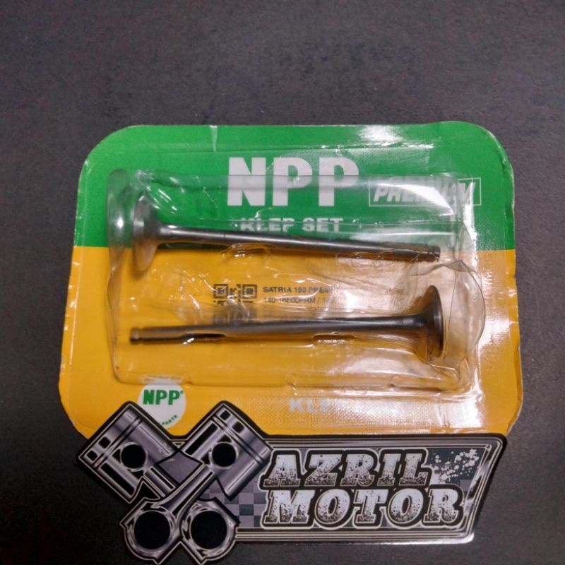 NPP KLEP SET SATRIA FU 150 NPP KLEP SET   KLEP SET KLEP PAYUNG KLEP HARGA SEPASANG (IN EX)MERK NPP