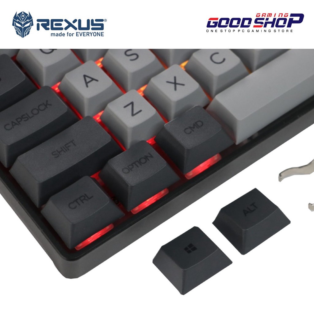 Rexus Keyboard Bluetooth Gaming Mechanical Daxa M64 Ultimate