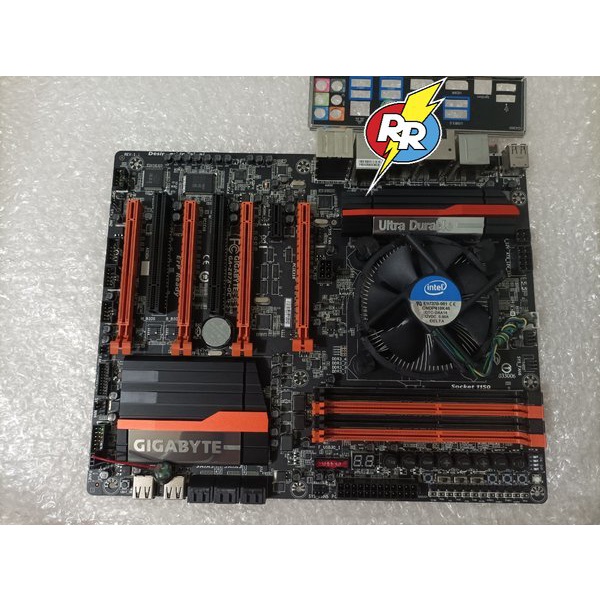 Mainboard Mobo Motherboard PC GIGABYTE GA- Z87X - OC kelas gaming Sepaket Prosesor Intel Core i7 479