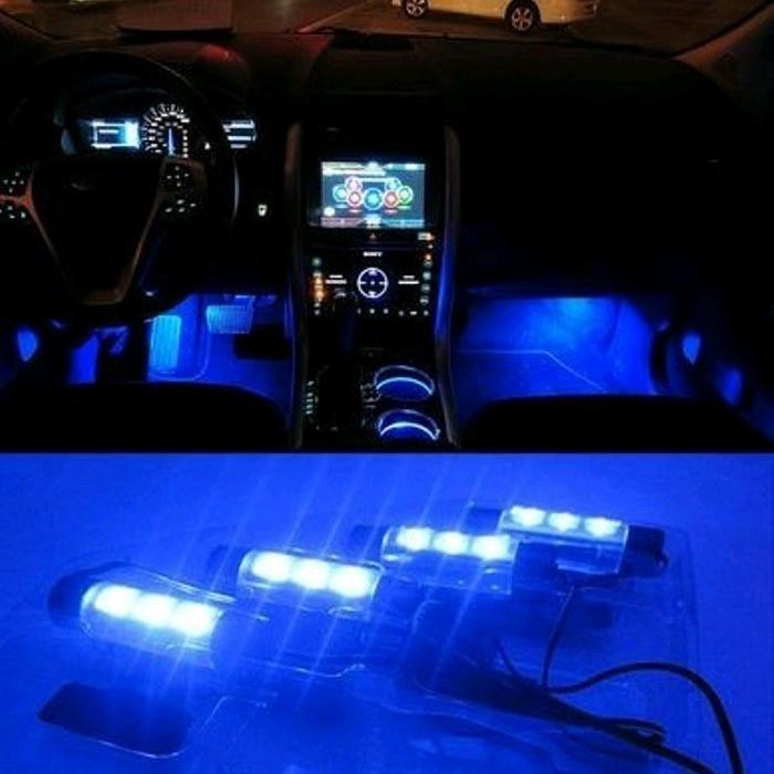 Lampu Led Kolong Kabin Dashboard Footstep Mobil Interior Lighter