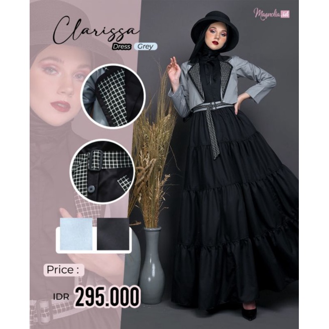 clarissa dress gamis esme magnolia