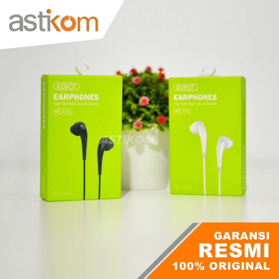 Headset Earphone Robot RE701 Murah | By Astikom