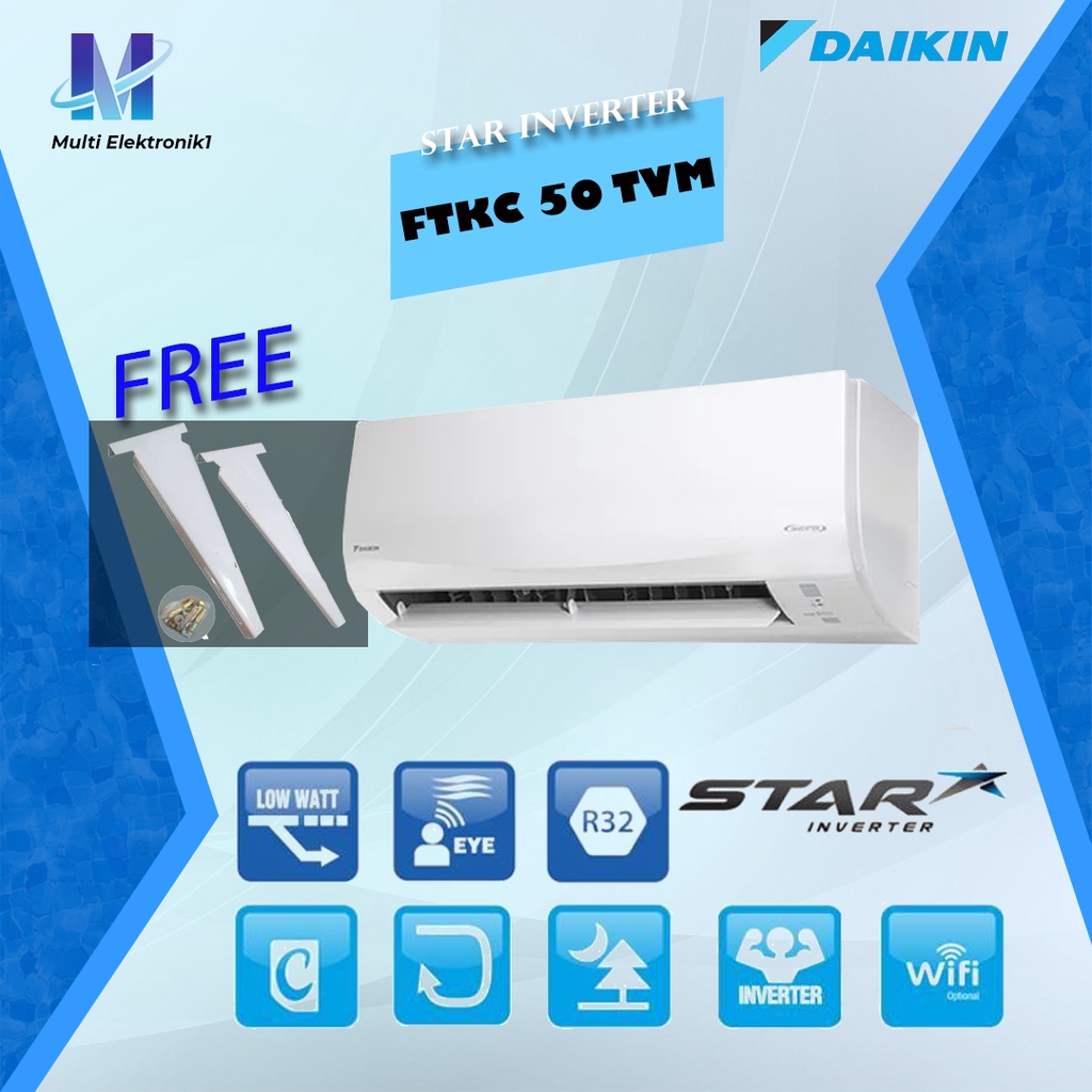 AC DAIKIN STAR INVERTER FTKC 50 TVM4 AC 2PK HARGA FTKC 50 TVM4