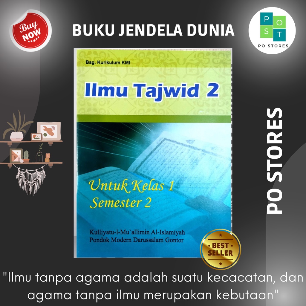 Buku Ilmu Tajwid (2) Kelas 1 / Ilmu Tajwid (2) Kelas 1 KMI  / Pelajaran Ilmu Tajwid (2) Kelas 1 KMI 