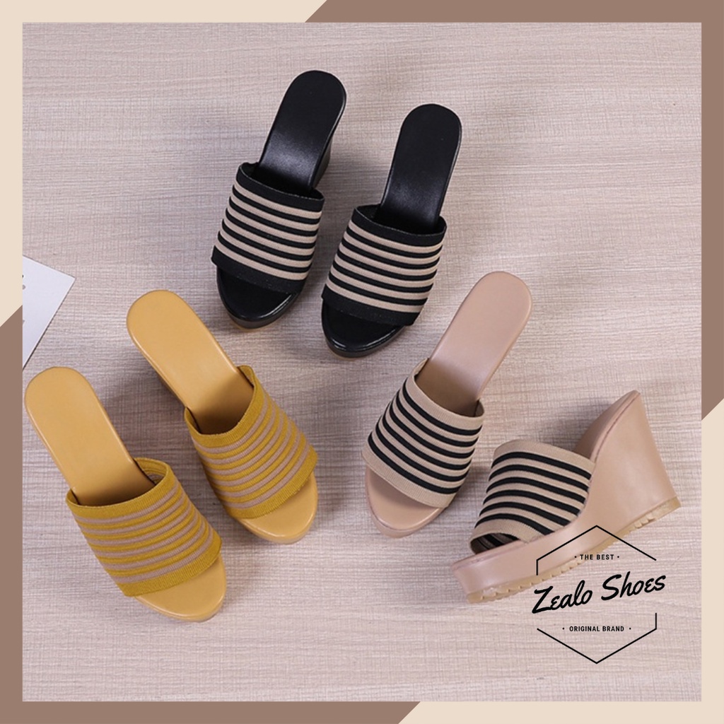 Zealo.Shoes 167 Sepatu Wanita Sepatu Wedges Wanita Sepatu Import Wanita