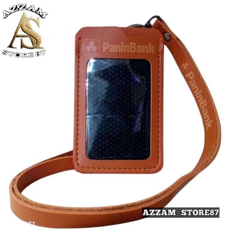

Holder ID Card - Tali Lanyard Nametag Logo BANK PANIN