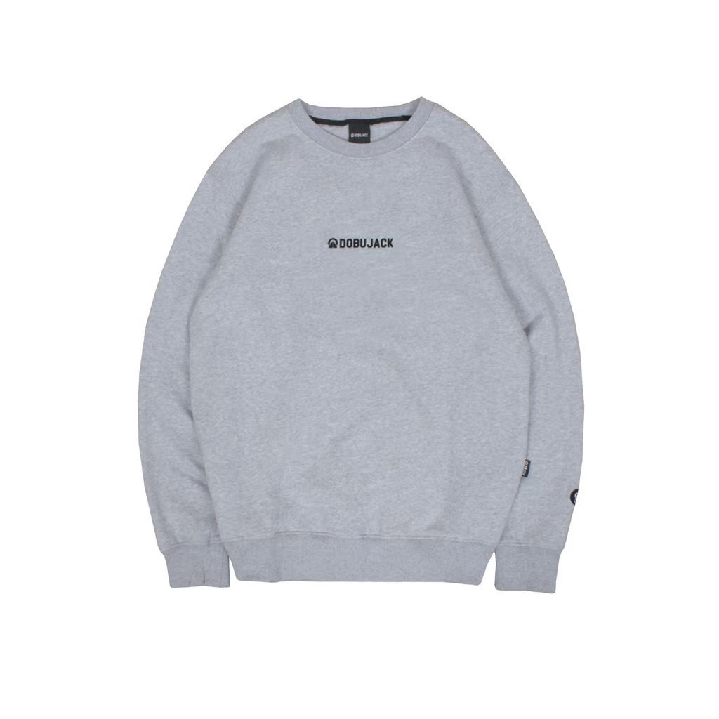 Sweater Crewneck Dobujack Abu Misty Sig Black / Sweater dobujack original