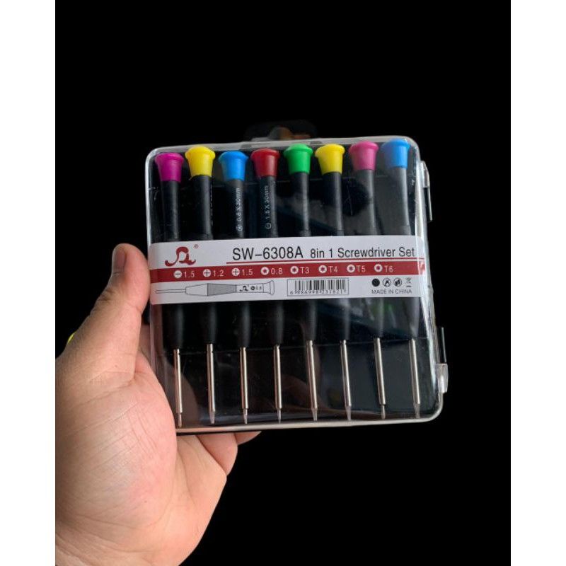 Obeng serbaguna 1set lengkap Alat service jam tangan