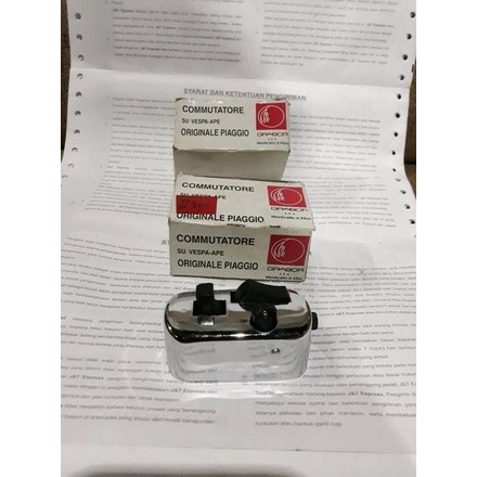 Sparepart Motor saklar lampu grabor nos vespa super sprint M4