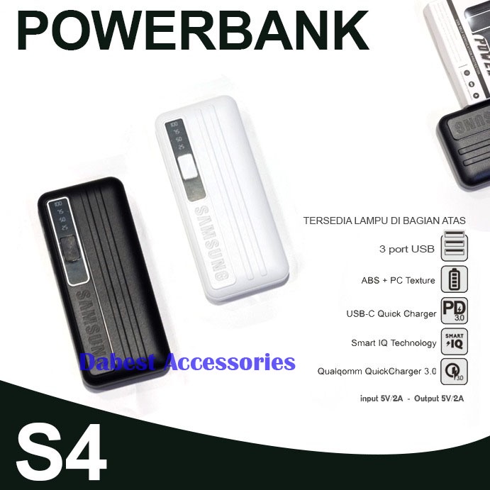 PowerBank S Series / PowerBank Samsung S4 3 Port USB 168000mAh