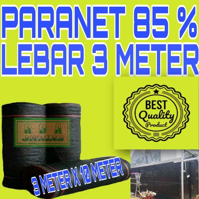 paranet 85% lebar 3 meter ( panjang 10 meter )
