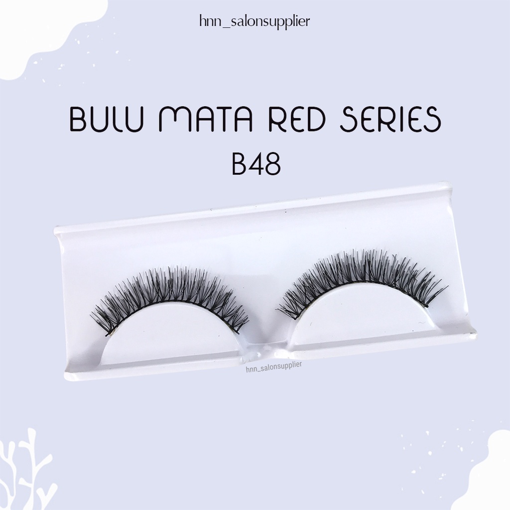 B48 Bulu Mata Palsu Handmade Fake Eyelash Eye Lashes Lash Artifivial Belle Eyelashes