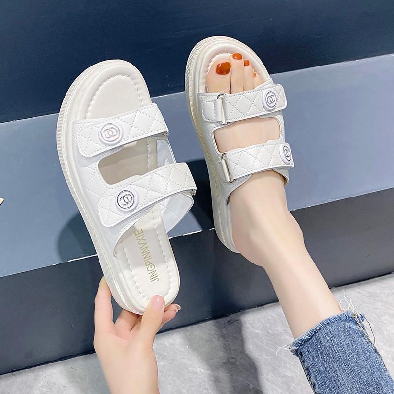 SA003 SANDAL FASHION WANITA WEDGES WANITA SLIP ON WANITA