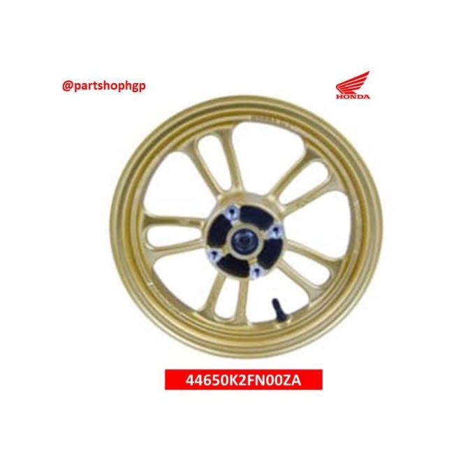 Velg Depan Wheel Sub Assy Fr Sup Gold Scoopy Esp K2F 44650K2Fn00Za