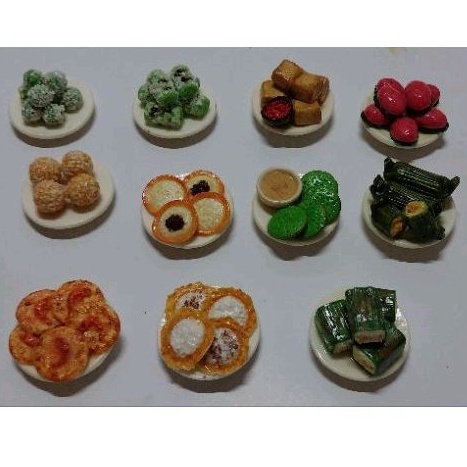 Magnet Kulkas miniatur jajanan pasar