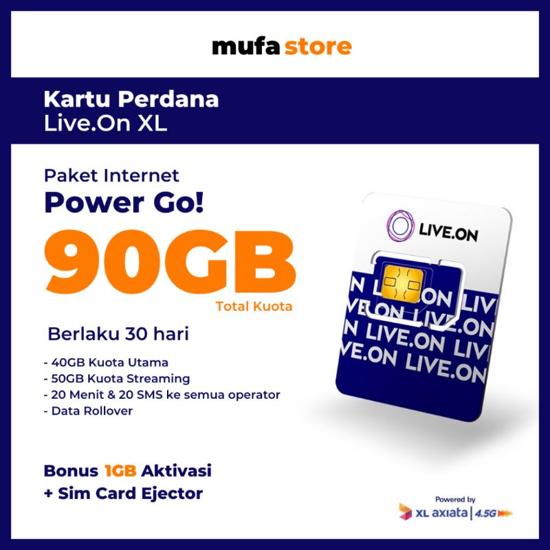 Jual Promo Kartu Perdana Live On Xl Termurah Gratis Ongkir Cod Shopee Indonesia