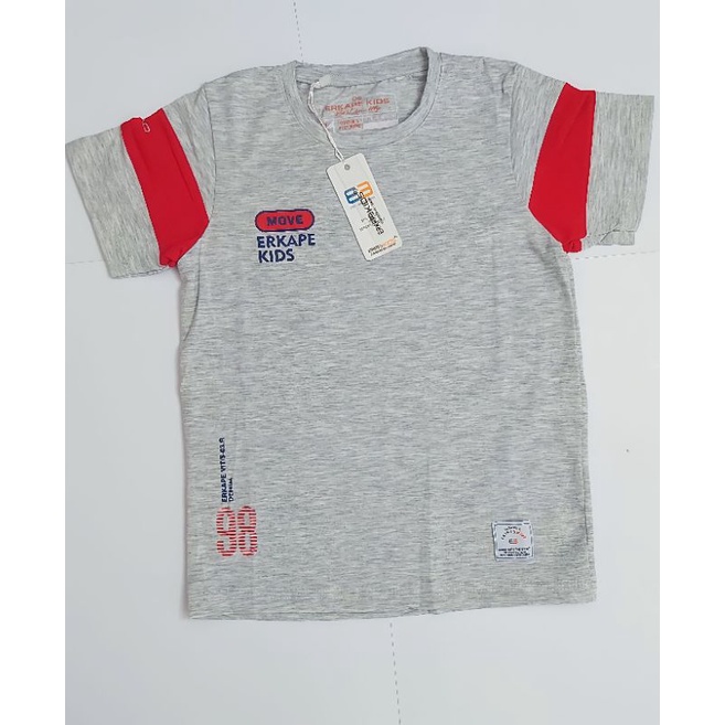 Kaos Oblong Erkape anak Laki-laki size 5&6