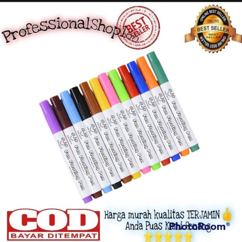 

PS - Spidol Cat air mengambang di air pena ajaib fun floating pen mainan pendidikan anak cat air pun ploating fen