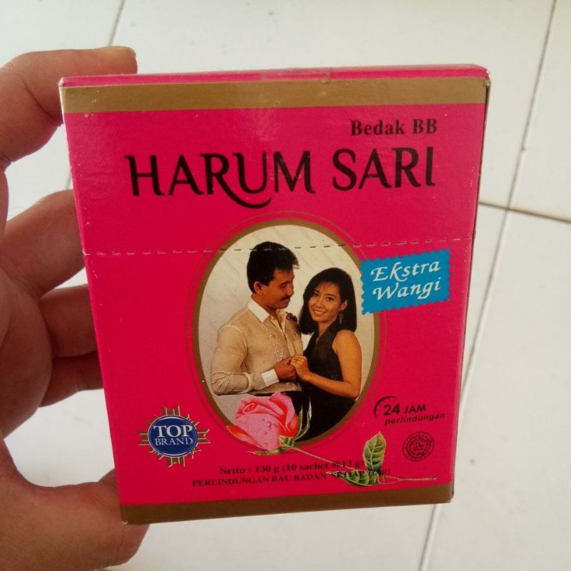 Bedak BB Harum Sari 10 Sachet @ 13gr - Bedak Harum Sari
