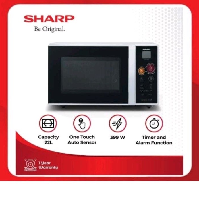 Microwave Sharp 22 Liter Low Watt R-21A1(W)-IN / R21A1WIN / R21A1 / R21