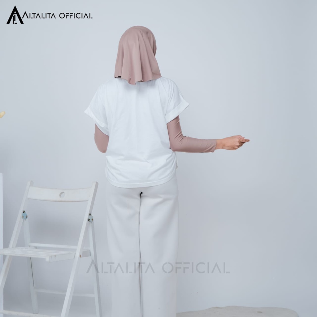 Altalita - Manset Tangan Panjang Wanita Jersey Polos | Handsok Tangan Tanpa Lubang Jempol | Mangset Tangan Wanita Muslimah Lengan Panjang Bahan Jersey Tebal Berkualis Premium