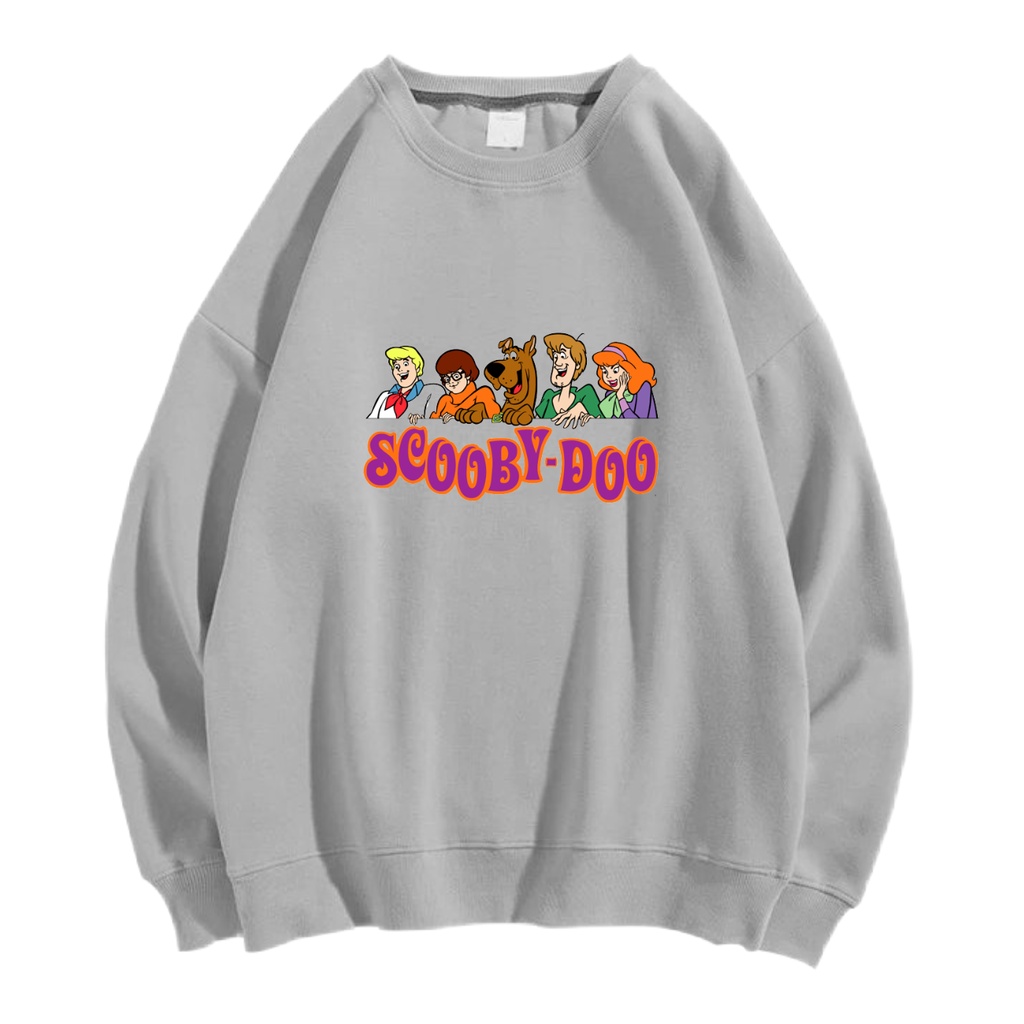 SCOOBY DOO SWEATER CREWNECK PRIA WANITA Size M-XXL