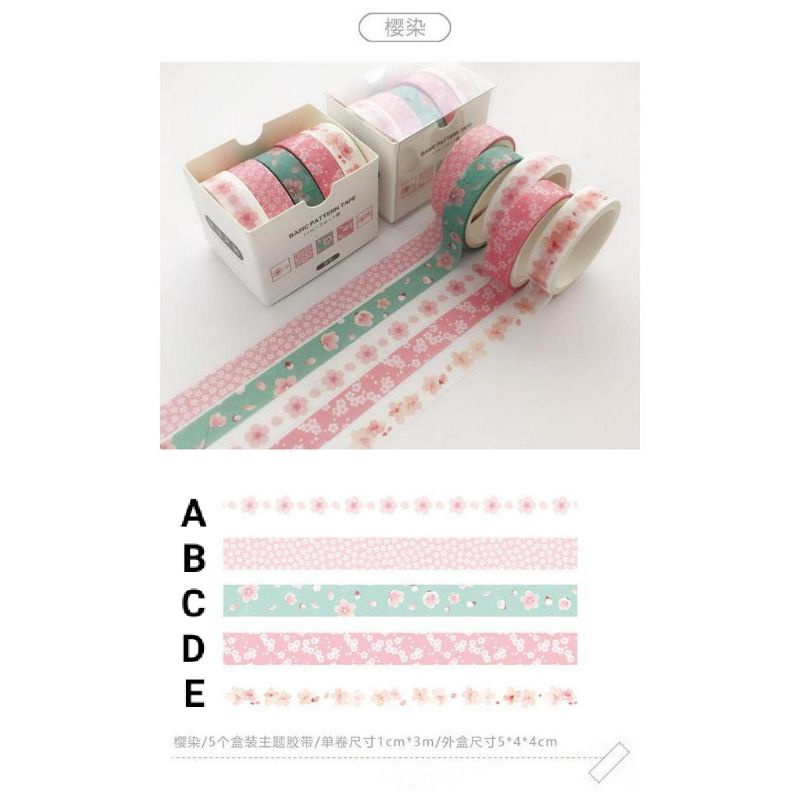 

NL~Washi Tape Roll Sakura Flower | Washi Tape Nature Deco