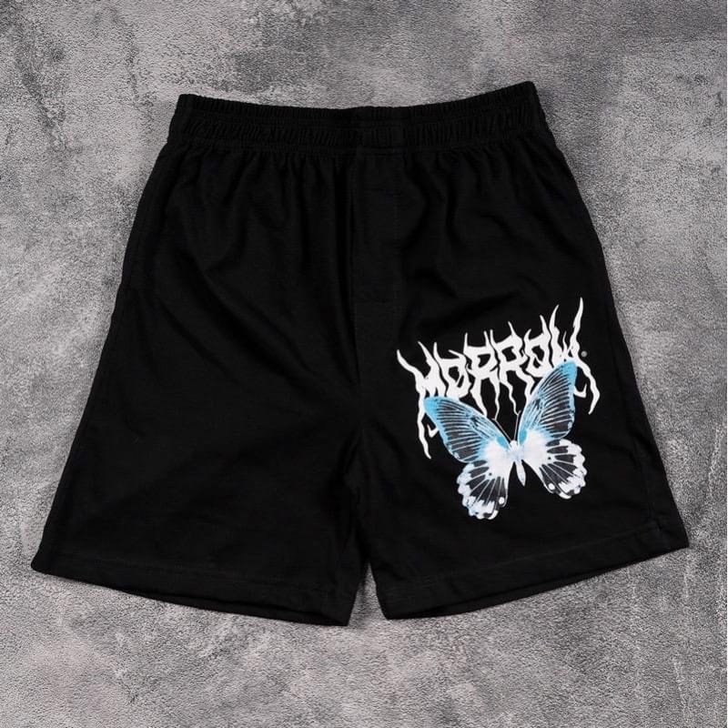 MakeGrosir - BOXER HITAM MOTIF DISTRO UNISEX