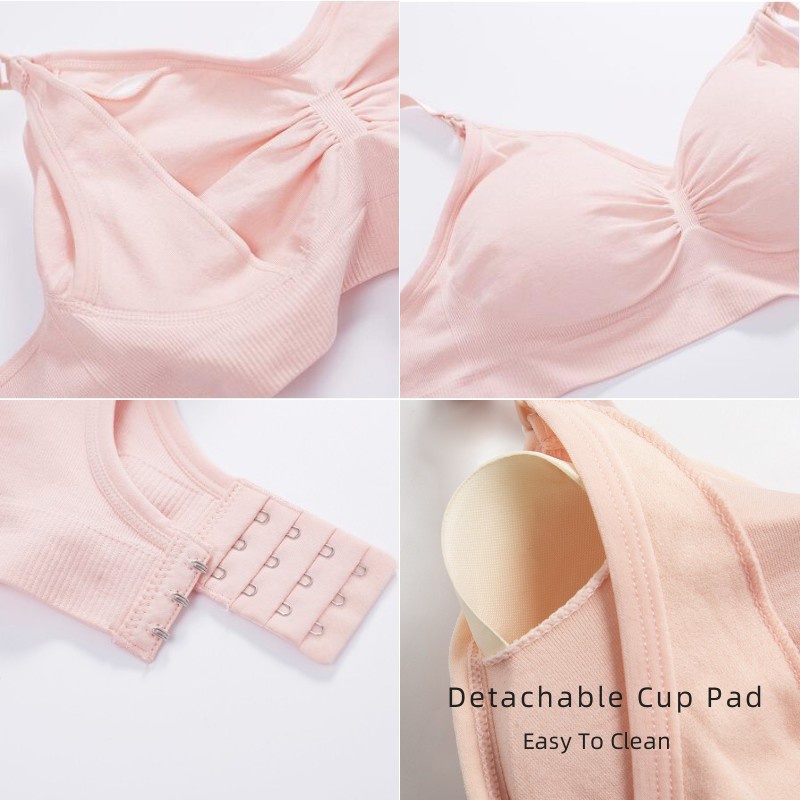 Bra menyusui Tanpa Kawat katun murni BH jumbo  murah Nursing Bra depan gesper BH menyusui wanita 937