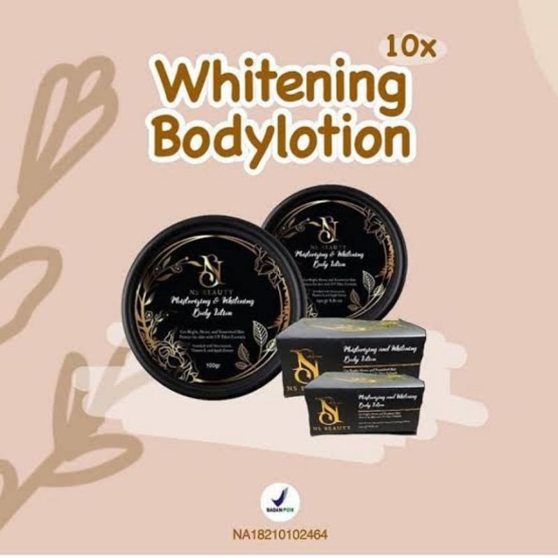 HB NS BEAUTY/LOTION PEMUTIH BADAN BPOM TERAMPUH(Free Gift)