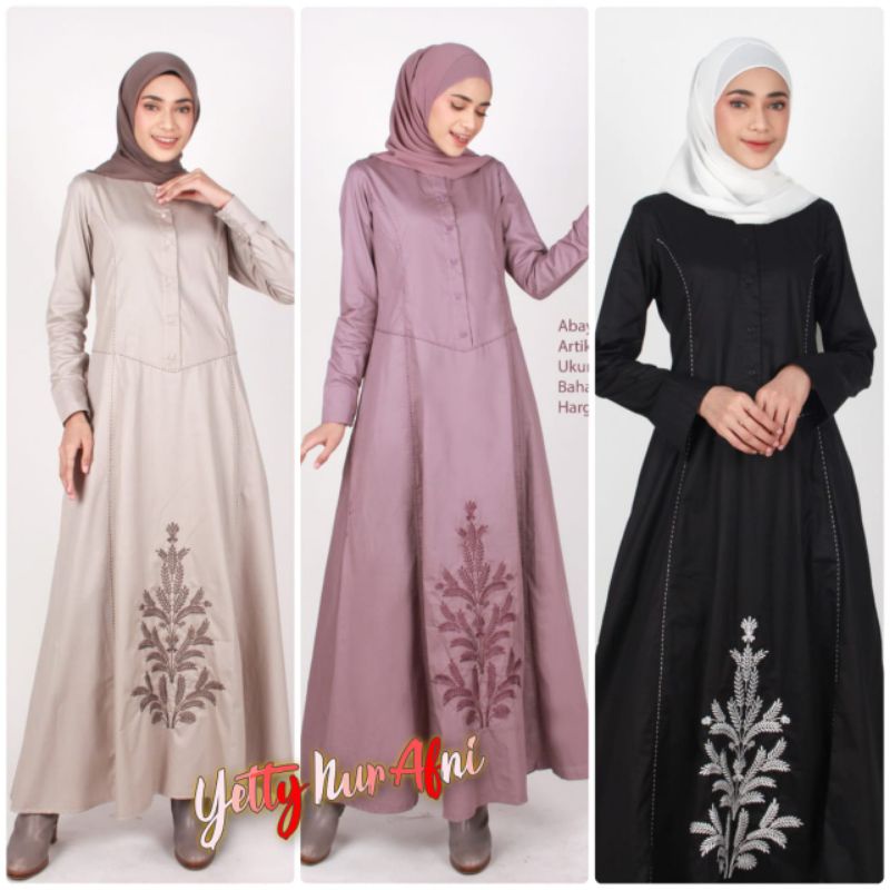 Gamis Original DANNIS A220310 Cream - Black - Antler Free Masker Dv+