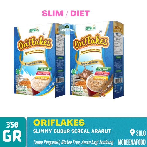 

Oriflakes Sereal Umbi Garut Slim Diet 350 gram