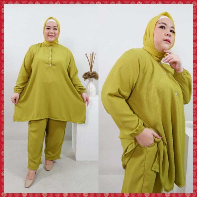 Setelan Jumbo Superjumbo One Set Jumbo Superjumbo LD 130 LD 140 LD 150 Lemon