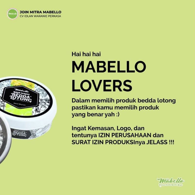 LULUR MABELLO ORIGINAL 300 gr Lulur Hitam Pemutih Kulit Badan Permanen Scrub Pembersih Pencerah Kulit Tubuh Mabello Halal BPOM