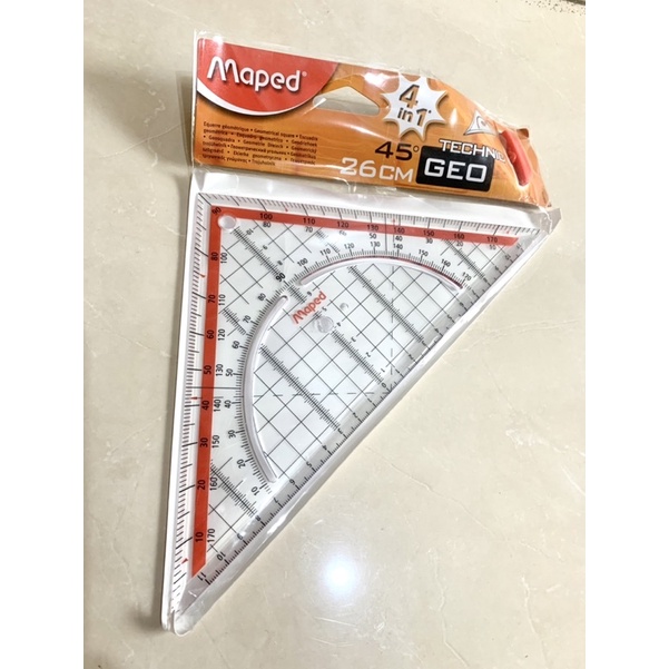 

Maped penggaris segitiga/ Geo technic 26 cm #new