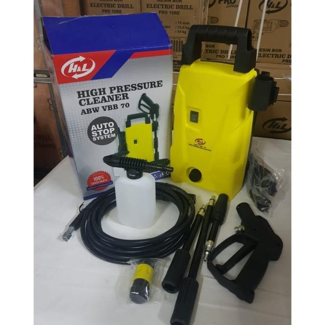 Jet Cleaner Mesin Cuci Steam Mobil Dan Motor H&L Vbb70 Semprot Air