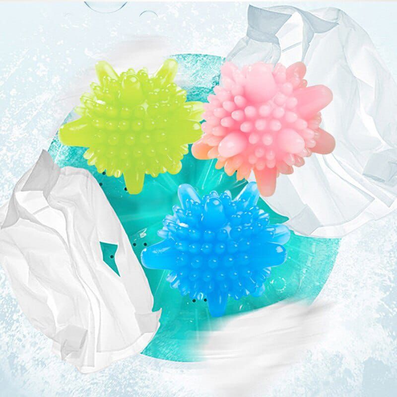 BOLA KARET SILICON MESIN CUCI MAGIC LAUNDRY BALL ANTI KUSUT