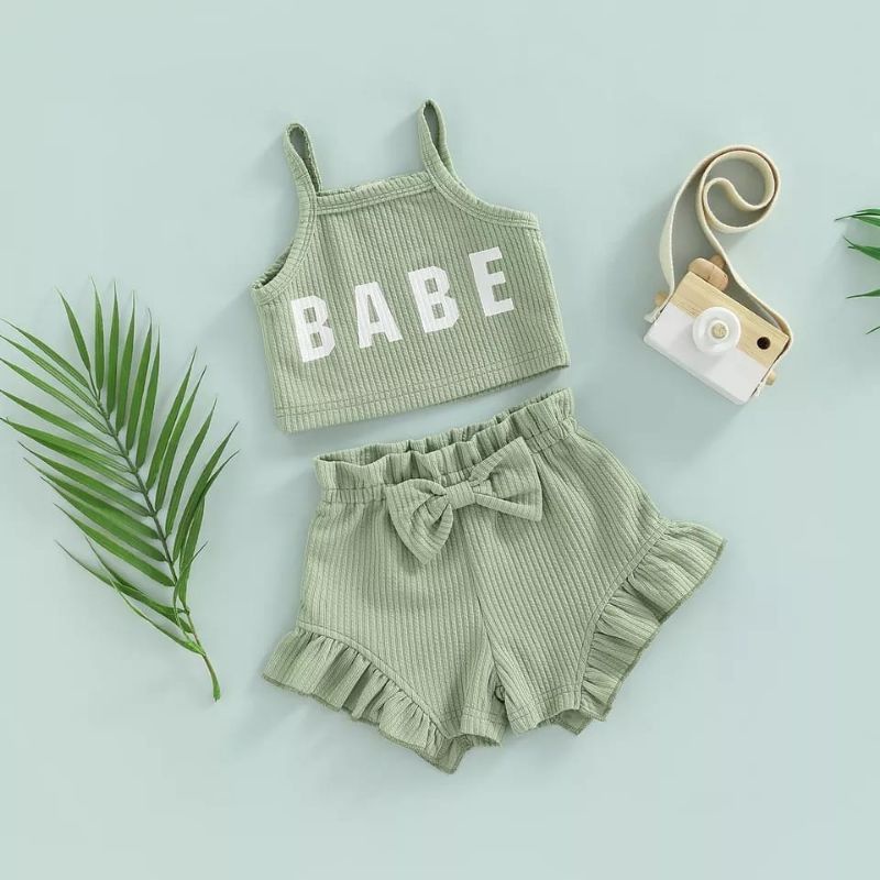 Set Cilla BABE Casual Todler Baby 0-24 Bulan / Setelan Baby Newborn 0-24 Bulan