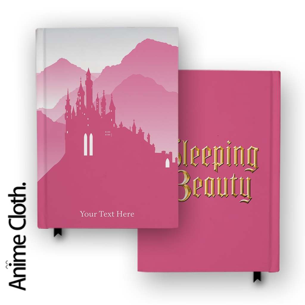 

Buku Catatan Notebook Sleeping Beauty Aurora 2 Custom Nama Jurnal Agenda Diary Hardcover