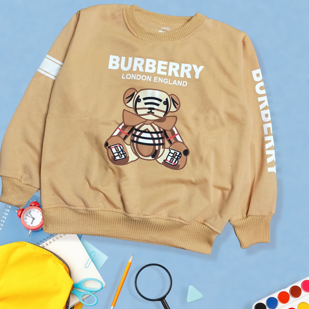 Sweater Korea Crewneck Anak Cowok Cewek Baju Anak Crew neck Premium usia 3-10 tahun UNISEX-AMR191