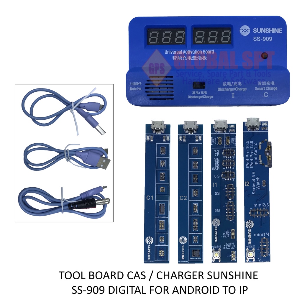 TOOL BOARD CAS / CHARGER SUNSHINE SS-909 DIGITAL FOR ANDROID TO IP / TOOLS